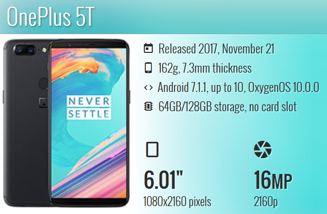 deGoogled OnePlus 5T (no 5G) Dual Physical SIMS 3 deGoogled OnePlus 5T (no 5G) Dual Physical SIMS - Image 3