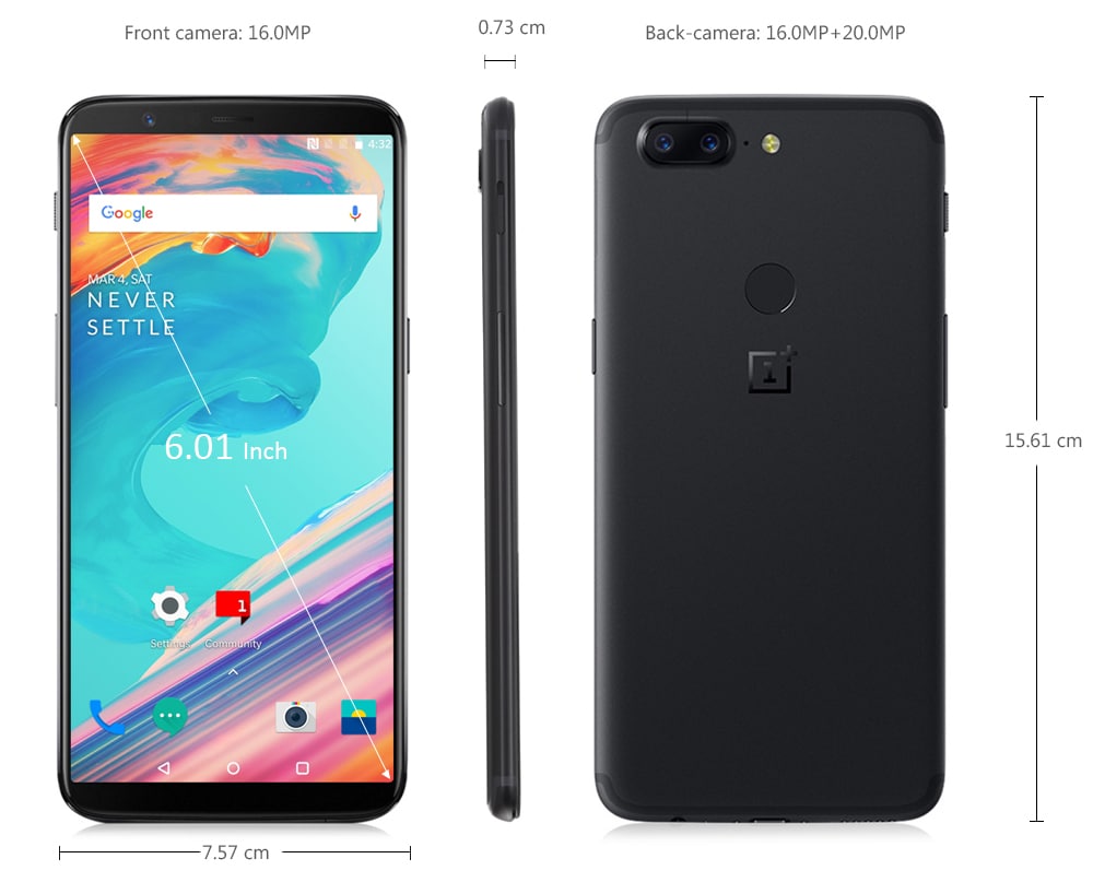 deGoogled OnePlus 5T (no 5G) Dual Physical SIMS 2 OnePlus-5T